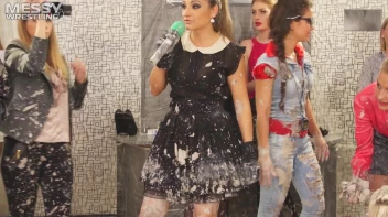 Messy Wrestling: Tattooed Beauty, Ripped Clothes & Lots Of Mud Covered Booby & Booty! Screencap 36 on www.sinx.com