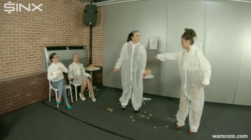 Sexy egg experts get into a sloppy foodfight Screencap 11 on www.sinx.com