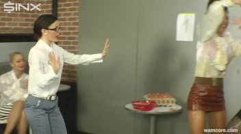 Sexy egg experts get into a sloppy foodfight Screencap 31 on www.sinx.com