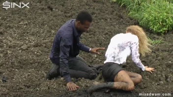 Muddy Mixed Wrestling For Arguing Couple - Cam 1 Screencap 23 on www.sinx.com