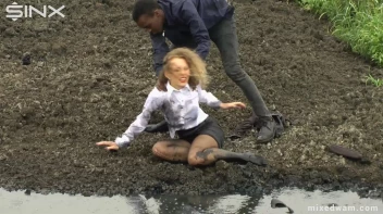 Muddy Mixed Wrestling For Arguing Couple - Cam 1 Screencap 29 on www.sinx.com