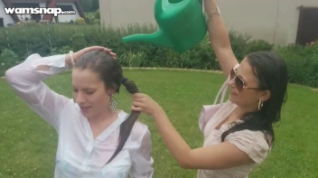 Water The Flowers, Then The Eurobabes! Screencap 21 on www.sinx.com