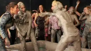 Slipping and Slapping In The Wrestling Pit Screencap 92 on www.sinx.com