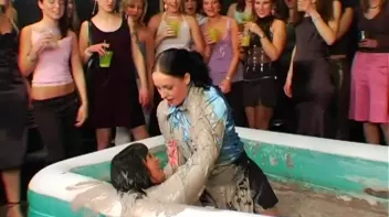 Slipping and Slapping In The Wrestling Pit Screencap 15 on www.sinx.com