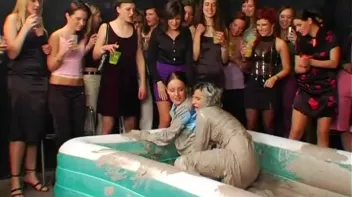 Slipping and Slapping In The Wrestling Pit Screencap 17 on www.sinx.com