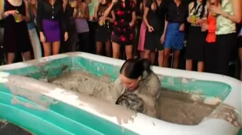 Slipping and Slapping In The Wrestling Pit Screencap 18 on www.sinx.com