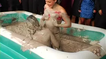 Slipping and Slapping In The Wrestling Pit Screencap 23 on www.sinx.com