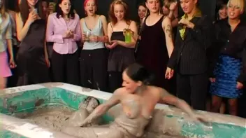 Slipping and Slapping In The Wrestling Pit Screencap 25 on www.sinx.com