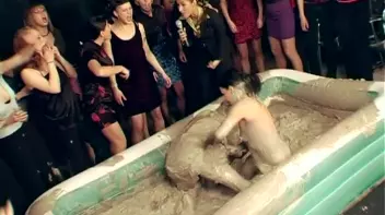 Slipping and Slapping In The Wrestling Pit Screencap 27 on www.sinx.com