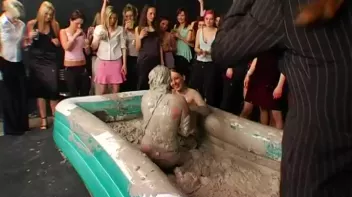 Slipping and Slapping In The Wrestling Pit Screencap 29 on www.sinx.com