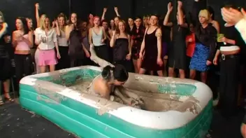 Slipping and Slapping In The Wrestling Pit Screencap 30 on www.sinx.com