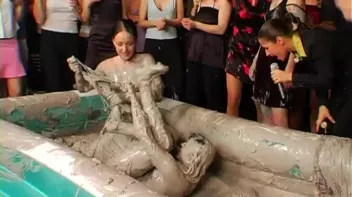 Slipping and Slapping In The Wrestling Pit Screencap 37 on www.sinx.com