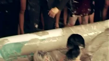 Slipping and Slapping In The Wrestling Pit Screencap 39 on www.sinx.com