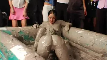 Slipping and Slapping In The Wrestling Pit Screencap 42 on www.sinx.com