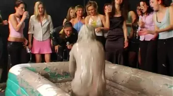 Slipping and Slapping In The Wrestling Pit Screencap 43 on www.sinx.com