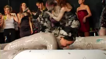 Slipping and Slapping In The Wrestling Pit Screencap 52 on www.sinx.com