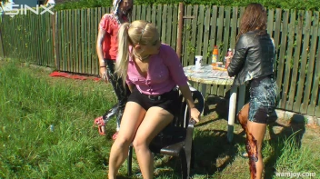 Extreme WAM Games Leave Hot Girls Covered Screencap 2 on www.sinx.com