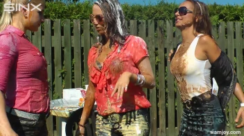 Extreme WAM Games Leave Hot Girls Covered Screencap 32 on www.sinx.com