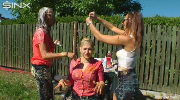 Extreme WAM Games Leave Hot Girls Covered Screencap 35 on www.sinx.com