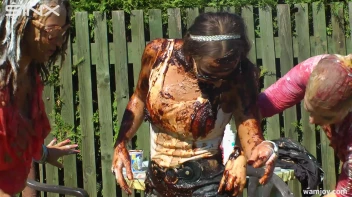 Extreme WAM Games Leave Hot Girls Covered Screencap 48 on www.sinx.com