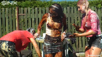 Extreme WAM Games Leave Hot Girls Covered Screencap 49 on www.sinx.com