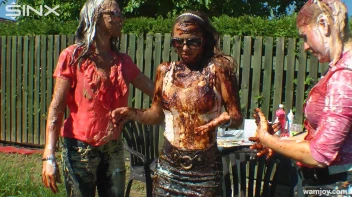 Extreme WAM Games Leave Hot Girls Covered Screencap 50 on www.sinx.com