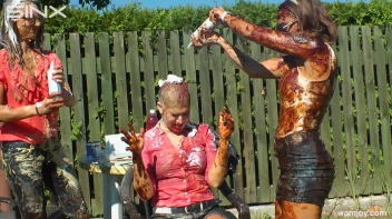 Extreme WAM Games Leave Hot Girls Covered Screencap 53 on www.sinx.com