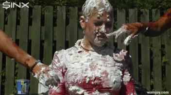 Extreme WAM Games Leave Hot Girls Covered Screencap 57 on www.sinx.com