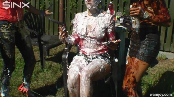 Extreme WAM Games Leave Hot Girls Covered Screencap 59 on www.sinx.com