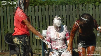 Extreme WAM Games Leave Hot Girls Covered Screencap 61 on www.sinx.com