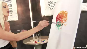 Slimy painting masterpiece Screencap 1 on www.sinx.com