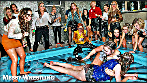 Latest deal - Messy Wrestling: Oil 'Em Up And Watch The Slimy Show X2!! 2 Audience Fights!!!