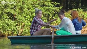 Boating Babes End Up Wet And Messy - Cam 2 Screencap 11 on www.sinx.com