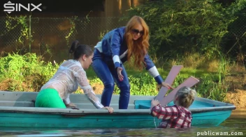 Boating Babes End Up Wet And Messy - Cam 2 Screencap 18 on www.sinx.com