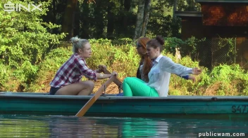 Boating Babes End Up Wet And Messy - Cam 2 Screencap 2 on www.sinx.com