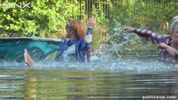 Boating Babes End Up Wet And Messy - Cam 2 Screencap 23 on www.sinx.com