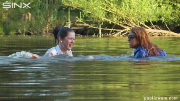 Boating Babes End Up Wet And Messy - Cam 2 Screencap 25 on www.sinx.com