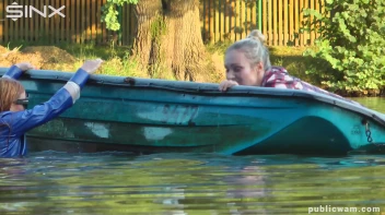 Boating Babes End Up Wet And Messy - Cam 2 Screencap 31 on www.sinx.com