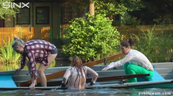 Boating Babes End Up Wet And Messy - Cam 2 Screencap 40 on www.sinx.com