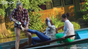 Boating Babes End Up Wet And Messy - Cam 2 Screencap 42 on www.sinx.com