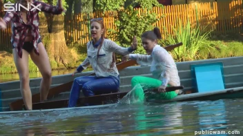 Boating Babes End Up Wet And Messy - Cam 2 Screencap 43 on www.sinx.com