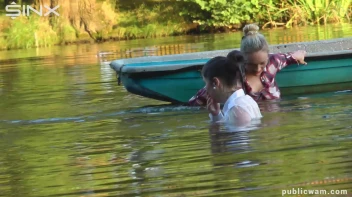 Boating Babes End Up Wet And Messy - Cam 2 Screencap 45 on www.sinx.com
