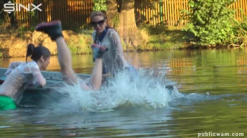 Boating Babes End Up Wet And Messy - Cam 2 Screencap 48 on www.sinx.com