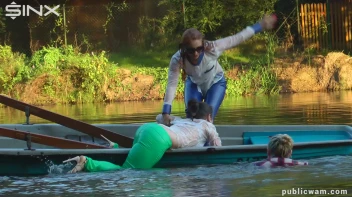 Boating Babes End Up Wet And Messy - Cam 2 Screencap 49 on www.sinx.com