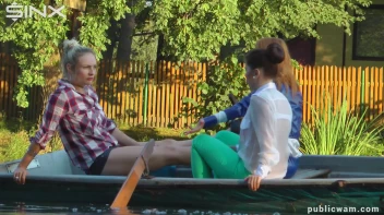 Boating Babes End Up Wet And Messy - Cam 2 Screencap 5 on www.sinx.com