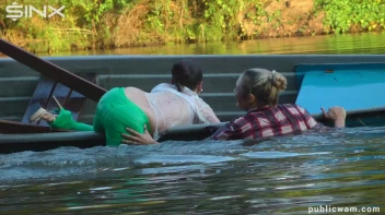 Boating Babes End Up Wet And Messy - Cam 2 Screencap 52 on www.sinx.com