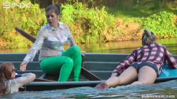 Boating Babes End Up Wet And Messy - Cam 2 Screencap 53 on www.sinx.com