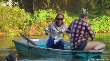 Boating Babes End Up Wet And Messy - Cam 2 Screencap 55 on www.sinx.com