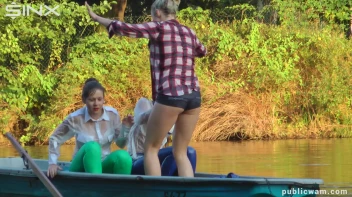 Boating Babes End Up Wet And Messy - Cam 2 Screencap 58 on www.sinx.com