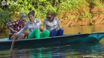 Boating Babes End Up Wet And Messy - Cam 2 Screencap 59 on www.sinx.com